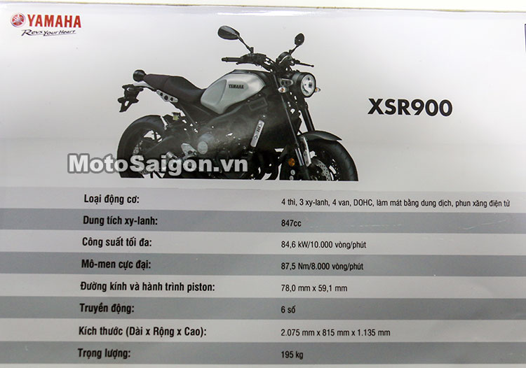 Yamaha XSR900 2016 tại Việt Nam đã chính thức có mặt 7