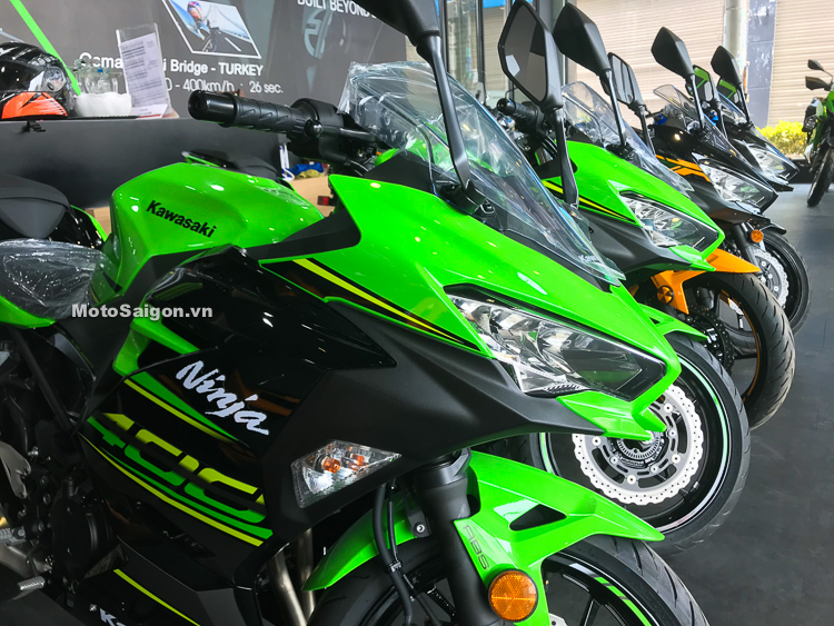 Giá xe Ninja 400 cam xám sơn 3D đặc biệt Giá xe Ninja 400 cam xám sơn 3D đặc biệt