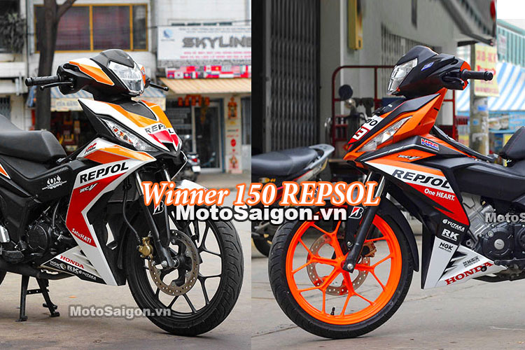 2 mẫu thiết kế Decal Tem Repsol dành cho Winner 150