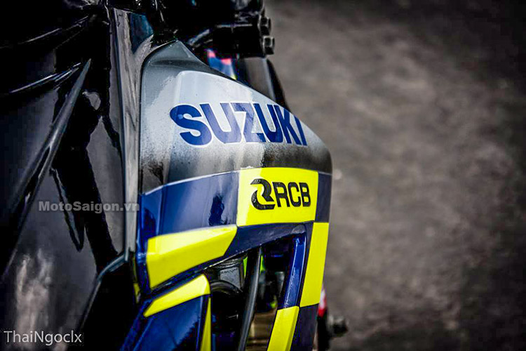 Cận cảnh Suzuki Satria F150 độ tem phong cách MoviStar cực chất