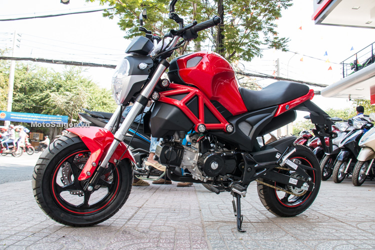 Monster 110 đứa con lai của MSX và Ducati Monster 795 giá hơn 30 triệu ...