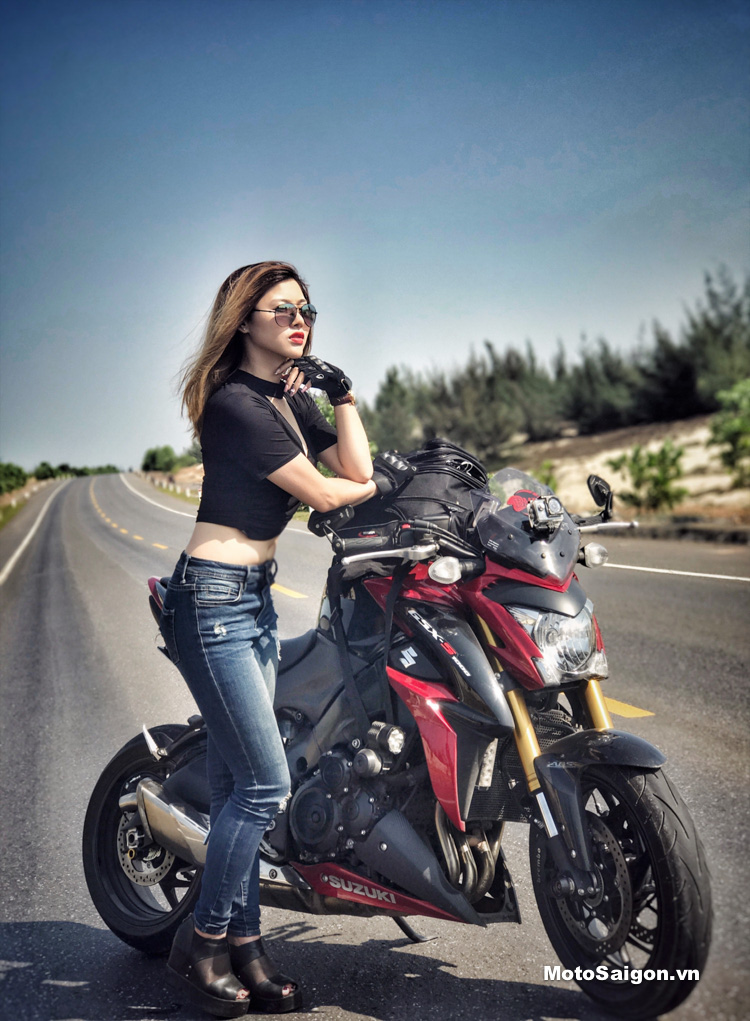 Nữ biker Thu Anh cưỡi Suzuki GSX-S1000 đi tour Hà Nội - Đà ...